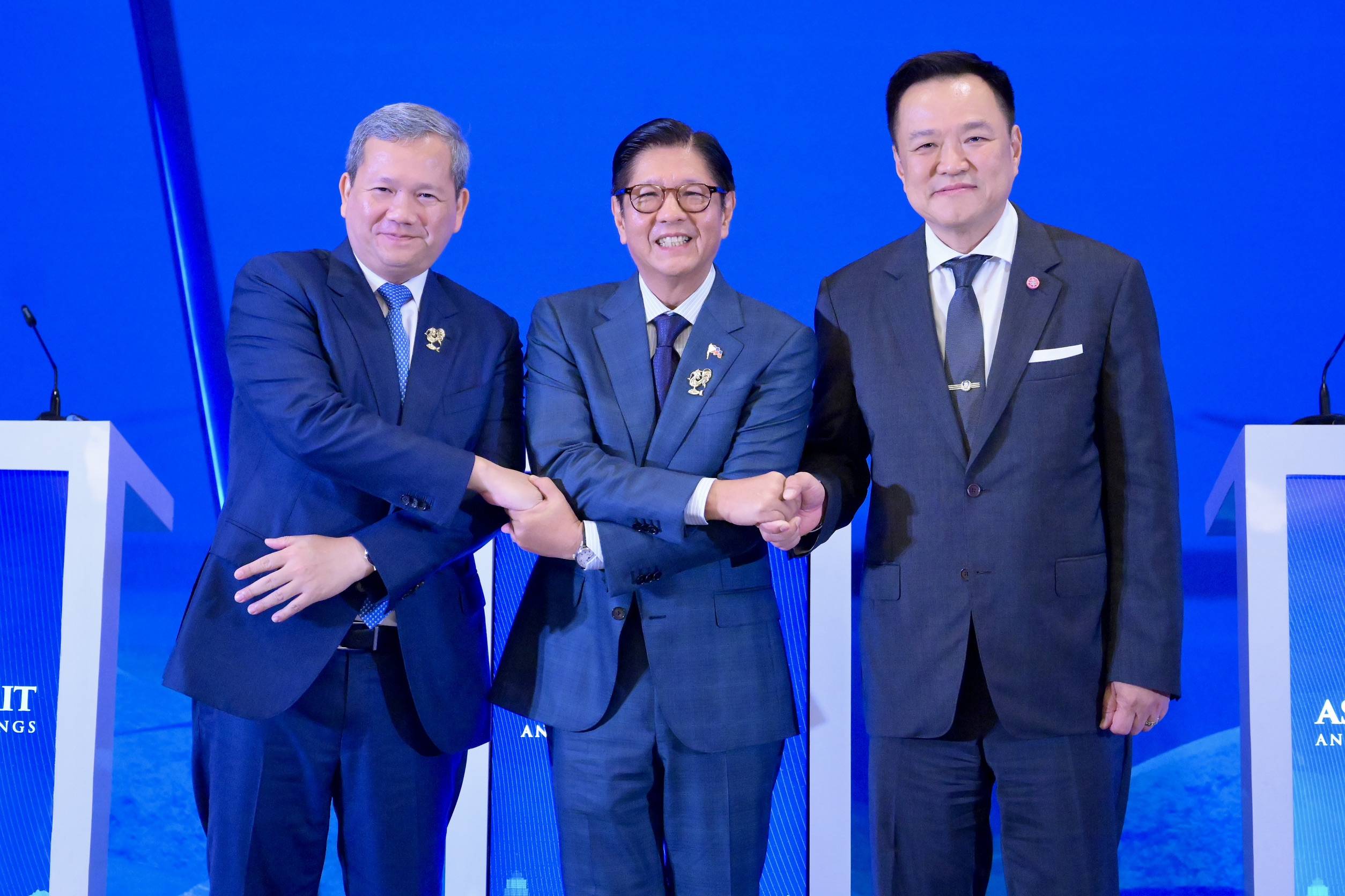 Prime Minister attends a press briefing following the Trilateral Meeting between Thailand, the Philippines, and Cambodia at the Shangri-La Mactan, Cebu City, the Republic of the Philippines, on 7 May 2026.